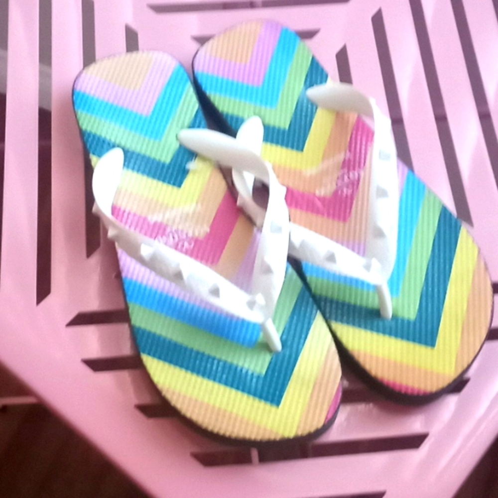 VALENTINO Garavani x Havaianas ROCKSTUD RAINBOW sz 7 7.5